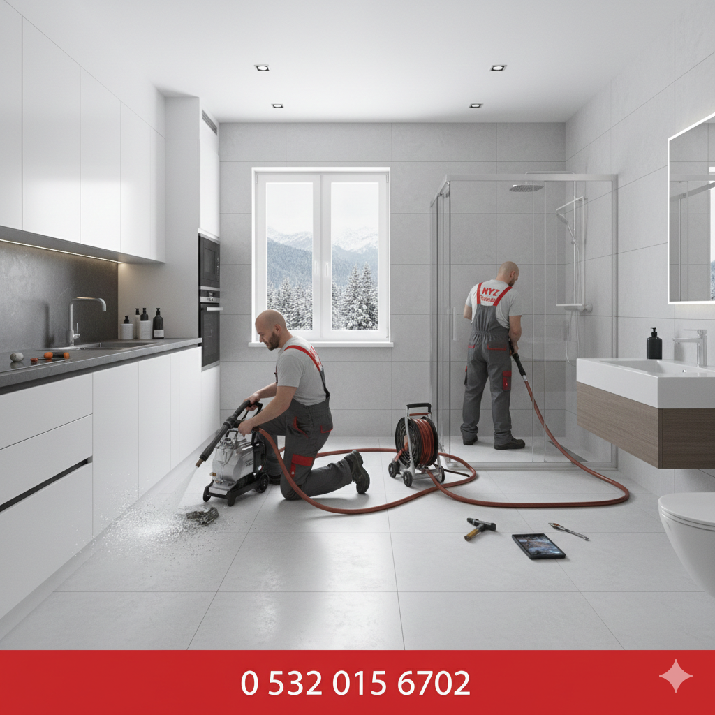 Kartepe Mutfak ve Banyo Giderlerinde Biriken Atıkların Temizliği