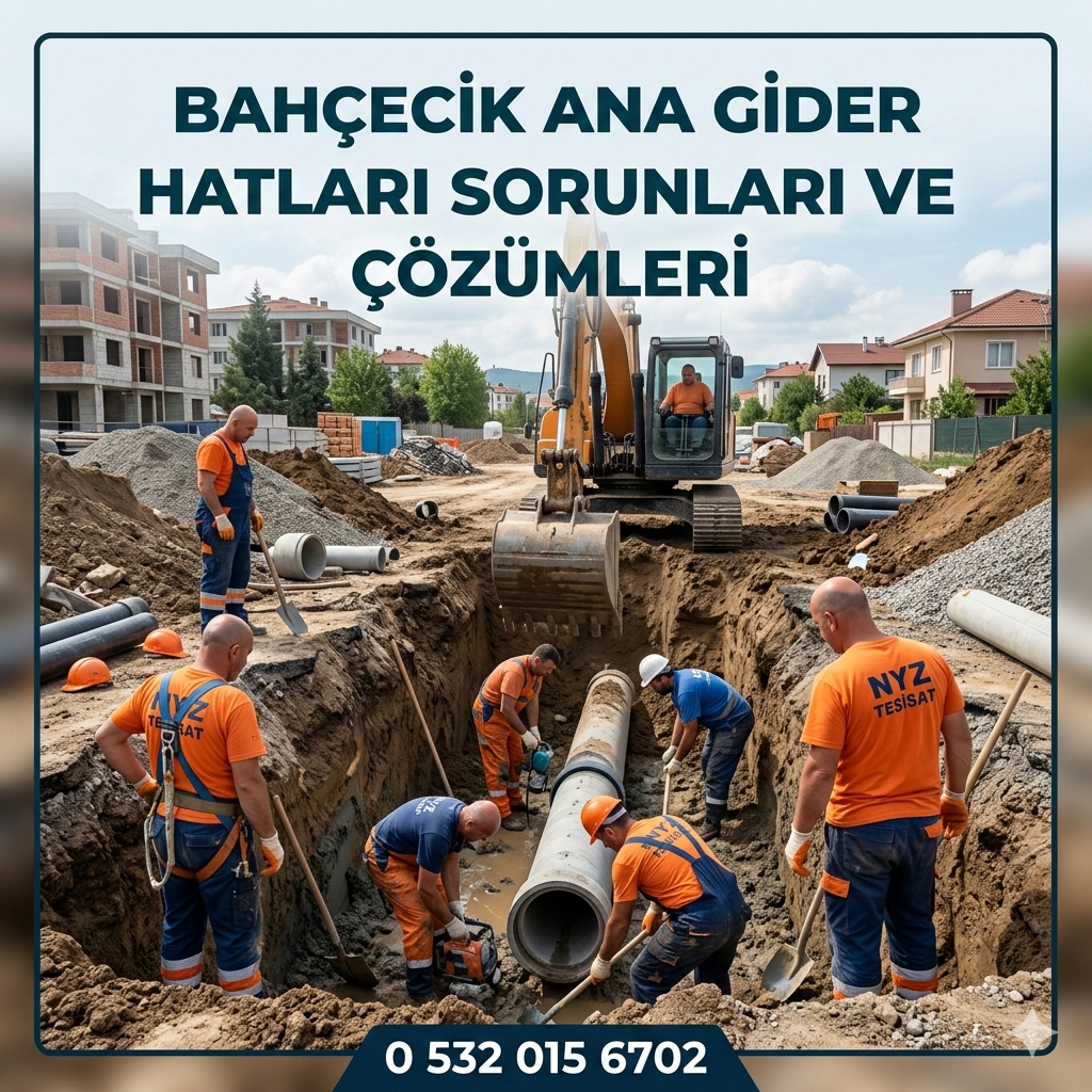 Bahçecik Ana Gider Hatlarından Kaynaklanan Sorunların Çözümü