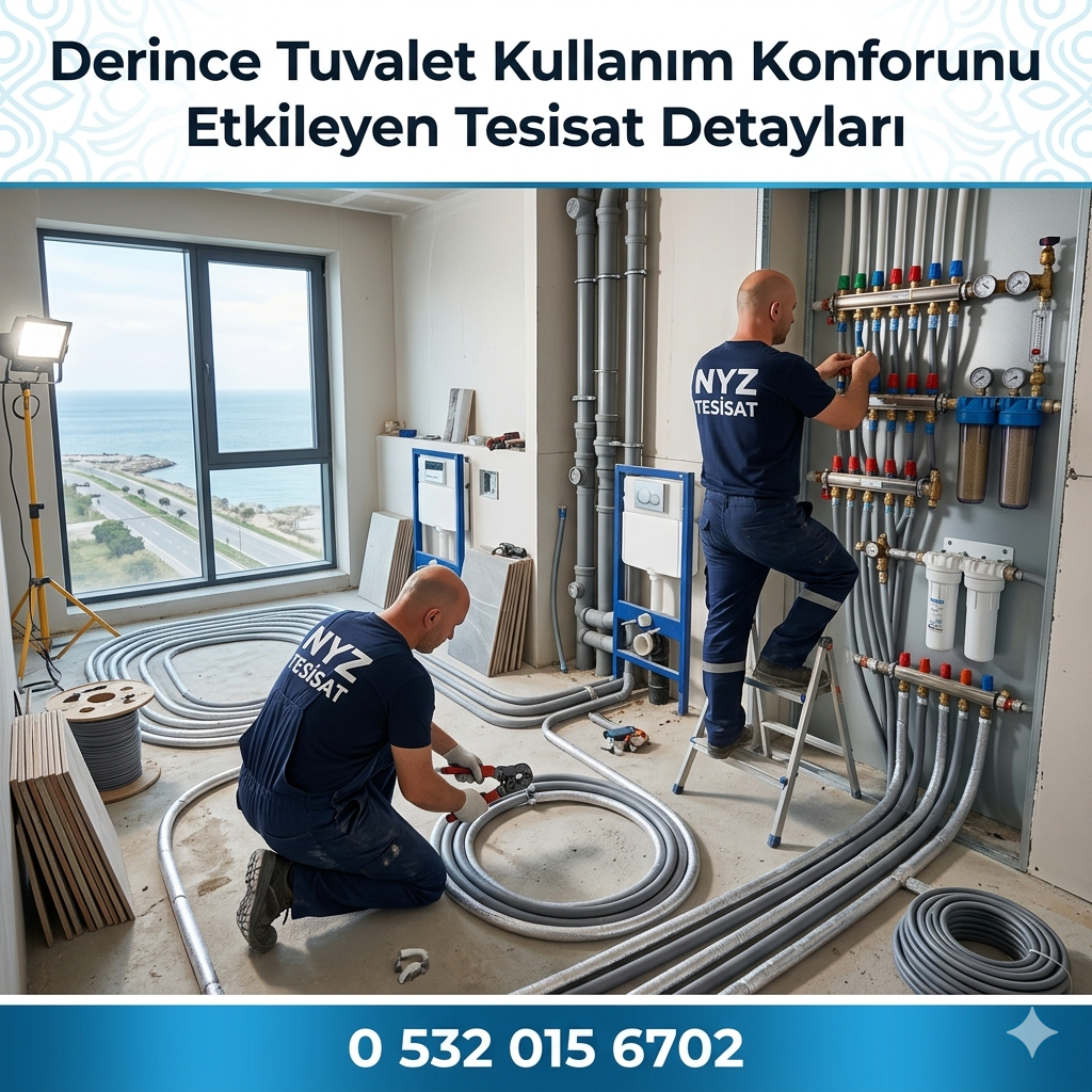 Derince Tuvalet Kullanım Konforunu Etkileyen Tesisat Detayları
