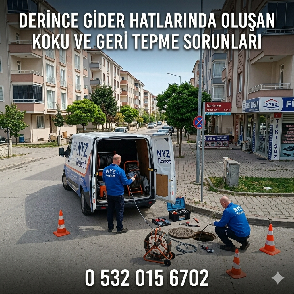 Derince Gider Hatlarında Oluşan Koku ve Geri Tepme Sorunları