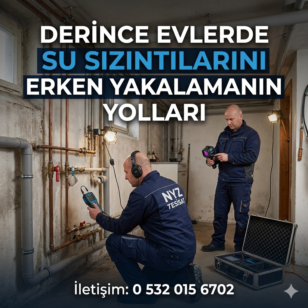 Derince Evlerde Su Sızıntılarını Erken Yakalamanın Yolları