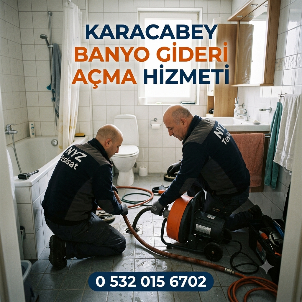 Karacabey Banyo Gideri Açma Hizmeti