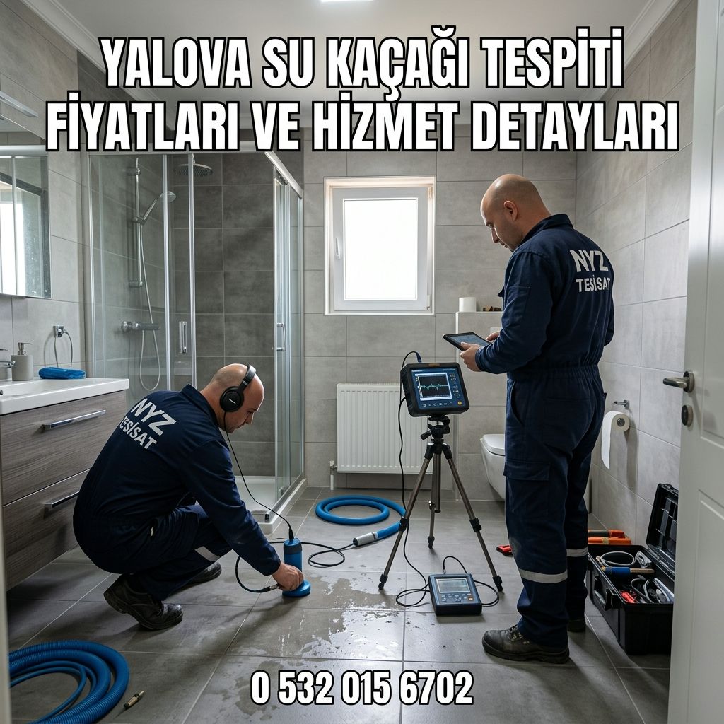 Yalova Su Kaçağı Tespiti Fiyatları ve Hizmet Detayları