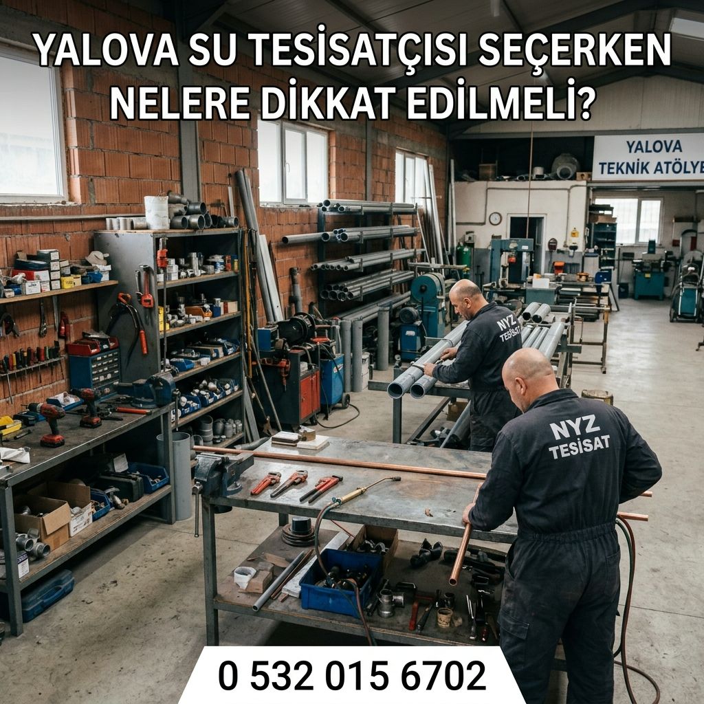 Yalova Su Tesisatçısı Seçerken Nelere Dikkat Edilmeli?