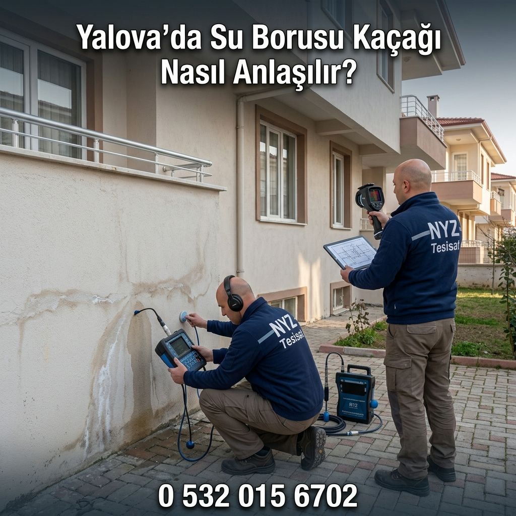 Yalova’da Su Borusu Kaçağı Nasıl Anlaşılır?