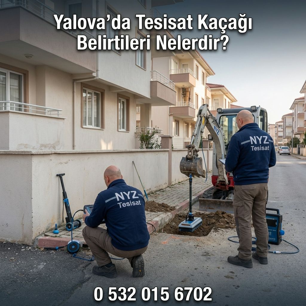 Yalova’da Tesisat Kaçağı Belirtileri Nelerdir?
